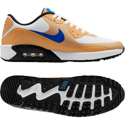 Nike - Air Max 90 G White Game Royal Linen - 9 - Chaussures sans crampons - Publicité Nike - Air Max 90 G White Game Royal Linen - 9 - Chaussures sans crampons - Publicité