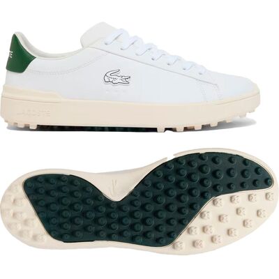 Lacoste - Carnaby Golf White Green - 10 - Chaussures sans crampons - Publicité Lacoste - Carnaby Golf White Green - 10 - Chaussures sans crampons - Publicité
