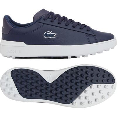 Lacoste - Carnaby Golf Navy White - 42 - Chaussures sans crampons - Publicité Lacoste - Carnaby Golf Navy White - 42 - Chaussures sans crampons - Publicité