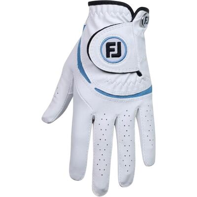 Footjoy - Junior White Cobalt Droitier - S - Gants synthetiques classiques (Unité) - Publicité Footjoy - Junior White Cobalt Droitier - S - Gants synthetiques classiques (Unité) - Publicité