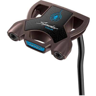 Taylormade - Spider Tour Counterbalance Double Bend Gaucher 34 SuperStroke Pistol 1.0 Black/White - Putter - Publicité Taylormade - Spider Tour Counterbalance Double Bend Gaucher 34 SuperStroke Pistol 1.0 Black/White - Putter - Publicité