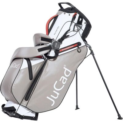 JuCad - 3 en 1 Pro Cart Dry Blanc Gris Rouge - Sac trepied série - Publicité JuCad - 3 en 1 Pro Cart Dry Blanc Gris Rouge - Sac trepied série - Publicité