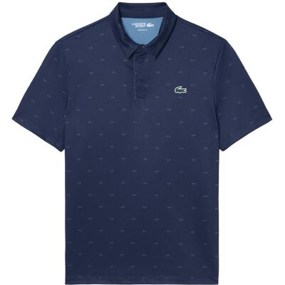 Lacoste - All Over Print Crocodile Or Club Navy Blue Aral - 5 - Polo - Publicité Lacoste - All Over Print Crocodile Or Club Navy Blue Aral - 5 - Polo - Publicité