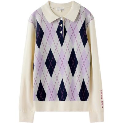 Rohnisch - Heritage Knitted Orchid - L - Polo - Publicité Rohnisch - Heritage Knitted Orchid - L - Polo - Publicité