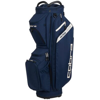 Cobra - Ultralight 2 Cart Bag Deep Navy Sugared Almond - Sac chariot série - Publicité Cobra - Ultralight 2 Cart Bag Deep Navy Sugared Almond - Sac chariot série - Publicité