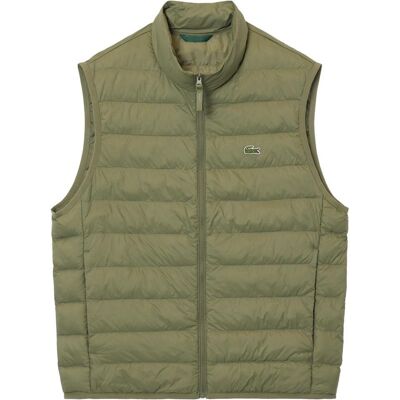 Lacoste - Puffer Sleeveless Khaki - 56 - Veste - Publicité Lacoste - Puffer Sleeveless Khaki - 56 - Veste - Publicité