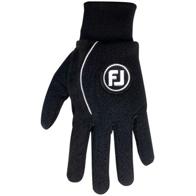 Footjoy - WinterSof Women's Pairs Black Droitier/Gaucher - S - Gants synthetiques chauds (Paire) - Publicité Footjoy - WinterSof Women's Pairs Black Droitier/Gaucher - S - Gants synthetiques chauds (Paire) - Publicité