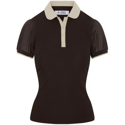 Original Penguin - Short Sleeve Lace Chocolate Torte - S - Polo - Publicité Original Penguin - Short Sleeve Lace Chocolate Torte - S - Polo - Publicité