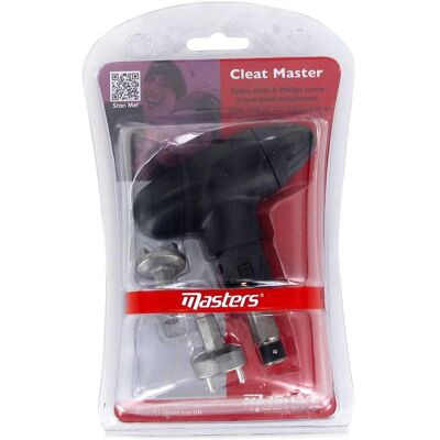 Masters - Cleat Master Deluxe Wrench - Clé à spikes - Publicité Masters - Cleat Master Deluxe Wrench - Clé à spikes - Publicité