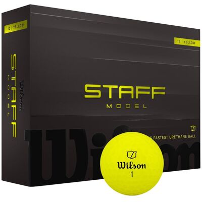 Wilson - Staff Model Yellow - Balles neuves - Publicité Wilson - Staff Model Yellow - Balles neuves - Publicité