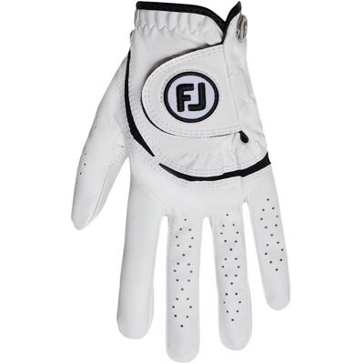 Footjoy - Junior White Black Droitier - M - Gants synthetiques classiques (Unité) - Publicité Footjoy - Junior White Black Droitier - M - Gants synthetiques classiques (Unité) - Publicité