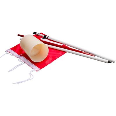 Drapeau de jardin Masters, Mât de drapeau et Set de trou de golf - Set de golf - Publicité Drapeau de jardin Masters, Mât de drapeau et Set de trou de golf - Set de golf - Publicité