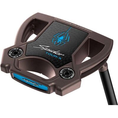 Taylormade - Spider Tour X Torched PVD Small Slant Gaucher 34 SuperStroke Pistol 1.0 Black/White - Putter - Publicité Taylormade - Spider Tour X Torched PVD Small Slant Gaucher 34 SuperStroke Pistol 1.0 Black/White - Putter - Publicité