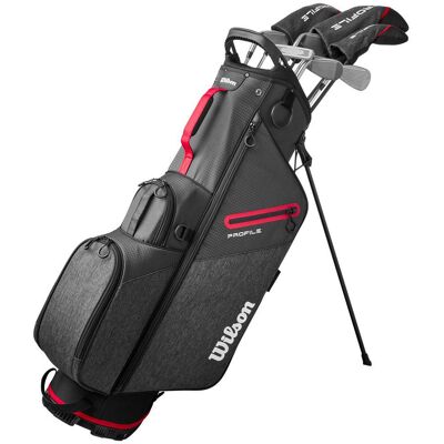 Wilson - Profile Complete Acier Men Gaucher Regular - Pack complet - Publicité Wilson - Profile Complete Acier Men Gaucher Regular - Pack complet - Publicité
