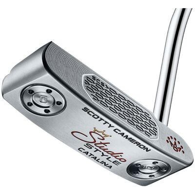 Putter de golf Scotty Cameron Studio Style Catalina - Acier inoxydable, poids ajustables, droit/gauche - Publicité Putter de golf Scotty Cameron Studio Style Catalina - Acier inoxydable, poids ajustables, droit/gauche - Publicité