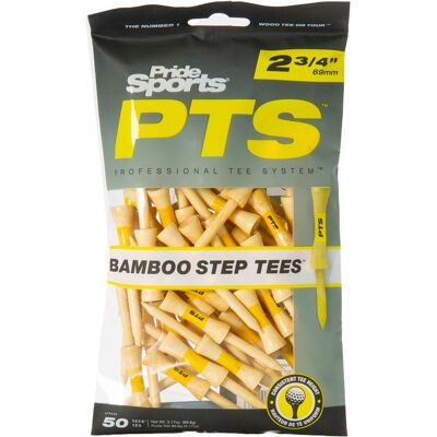 Pride Sports - Bamboo Step Tees 2 3/4In Yellow Pack 50 - Tees - Publicité Pride Sports - Bamboo Step Tees 2 3/4In Yellow Pack 50 - Tees - Publicité