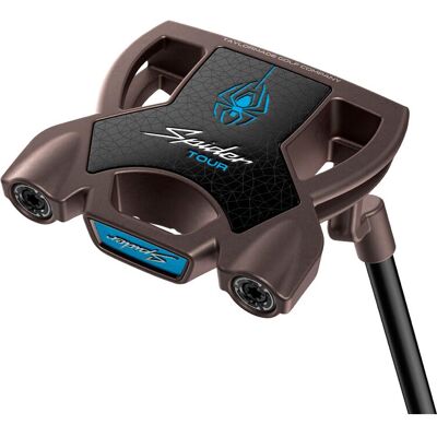 Taylormade - Spider Tour Torched PVD L-Neck Droitier 33 SuperStroke Pistol 1.0 Black/White - Putter - Publicité Taylormade - Spider Tour Torched PVD L-Neck Droitier 33 SuperStroke Pistol 1.0 Black/White - Putter - Publicité