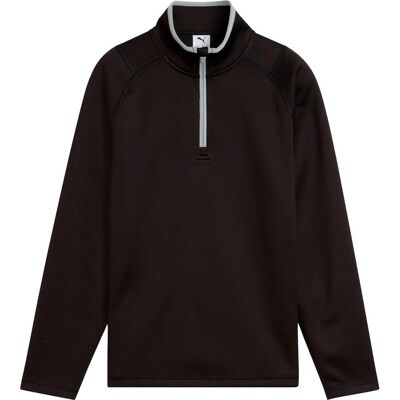 Puma Golf - Waffle Fleece 1/4 Zip BN Black - L - Pull - Publicité Puma Golf - Waffle Fleece 1/4 Zip BN Black - L - Pull - Publicité