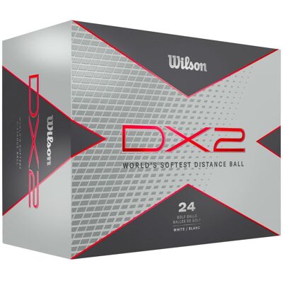 Wilson DX2 Balles de Golf Douces - Longue Distance, Sensation Douce, Grand Pack - Publicité Wilson DX2 Balles de Golf Douces - Longue Distance, Sensation Douce, Grand Pack - Publicité
