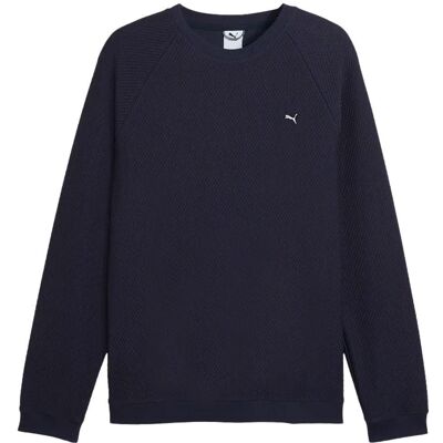 Puma Golf - Boulder 2.0 Crewneck Deep Navy - S - Pull - Publicité Puma Golf - Boulder 2.0 Crewneck Deep Navy - S - Pull - Publicité