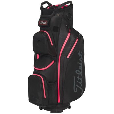 Titleist 14 StaDry Sac de chariot - noir/rouge - Sac de golf - Publicité Titleist 14 StaDry Sac de chariot - noir/rouge - Sac de golf - Publicité