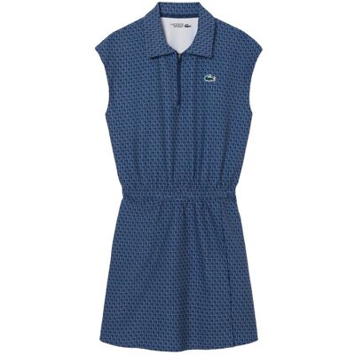 Lacoste - Seasonal Printed Dress Blue Phoenix Blue - 38 - Robe - Publicité Lacoste - Seasonal Printed Dress Blue Phoenix Blue - 38 - Robe - Publicité