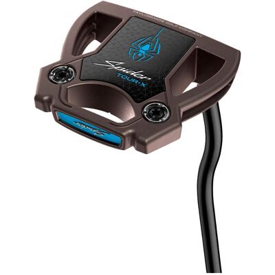 Taylormade - Spider Tour X Torched PVD Double Bend Droitier 34 SuperStroke Pistol 1.0 Black/White - Putter - Publicité Taylormade - Spider Tour X Torched PVD Double Bend Droitier 34 SuperStroke Pistol 1.0 Black/White - Putter - Publicité