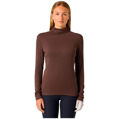 Daily Sports - Ancona Ls Roll Neck Brownie - S - Pull - Publicité Daily Sports - Ancona Ls Roll Neck Brownie - S - Pull - Publicité