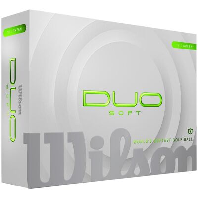 Wilson - Duo Soft Green - Balles neuves - Publicité Wilson - Duo Soft Green - Balles neuves - Publicité