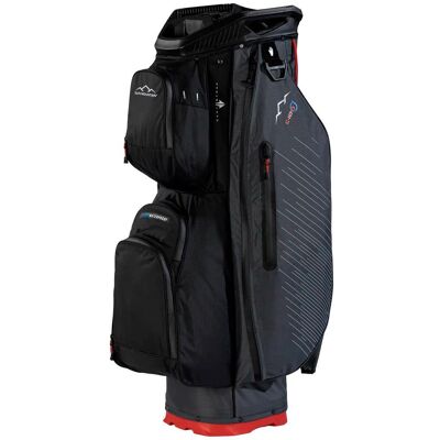 Sun Mountain - C100 H2NO Steel Black Red - Sac chariot série - Publicité Sun Mountain - C100 H2NO Steel Black Red - Sac chariot série - Publicité