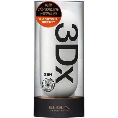 TENGA 3Dx Zen - Masturbateur texturé 3D (blanc) - Publicité TENGA 3Dx Zen - Masturbateur texturé 3D (blanc) - Publicité