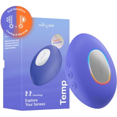 We-Vibe Temp - vibromasseur clitoridien chauffant et rafraîchissant (bleu) - Publicité We-Vibe Temp - vibromasseur clitoridien chauffant et rafraîchissant (bleu) - Publicité