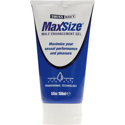 Swiss Navy MAX Size - crème stimulante homme - augmentation taille - 150ml - Publicité Swiss Navy MAX Size - crème stimulante homme - augmentation taille - 150ml - Publicité