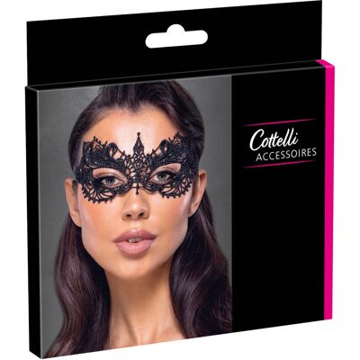 Cottelli - masque en dentelle - noir - Publicité Cottelli - masque en dentelle - noir - Publicité
