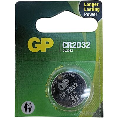 Autre Pile bouton CR2032 - GP - Publicité Autre Pile bouton CR2032 - GP - Publicité