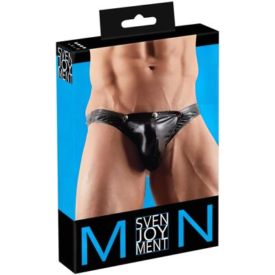 Svenjoyment - String pour homme à boutons-pression (noir) - M - Publicité Svenjoyment - String pour homme à boutons-pression (noir) - M - Publicité
