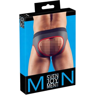 Svenjoyment - jockstrap ouvert - noir - L - Publicité Svenjoyment - jockstrap ouvert - noir - L - Publicité