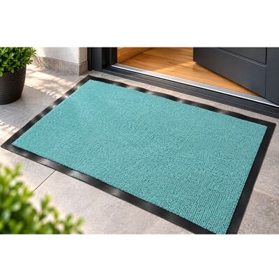 Paillasson Andiamo Turin 60 x 80 cm, tapis anti-salissure pour intérieur et extérieur, **Article de second choix (B-Stock) – Vérifié** Bleu One-Size - Publicité Paillasson Andiamo Turin 60 x 80 cm, tapis anti-salissure pour intérieur et extérieur, **Article de second choix (B-Stock) – Vérifié** Bleu One-Size - Publicité