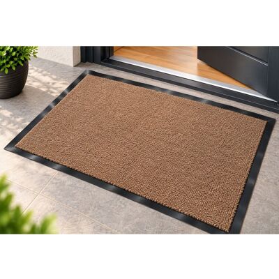 Paillasson Andiamo « Turin » 60 x 80 cm – Tapis anti-salissure pour intérieur et extérieur – Marron – **Produit de second choix (B-Stock) – contrôlé** One-Size - Publicité Paillasson Andiamo « Turin » 60 x 80 cm – Tapis anti-salissure pour intérieur et extérieur – Marron – **Produit de second choix (B-Stock) – contrôlé** One-Size - Publicité