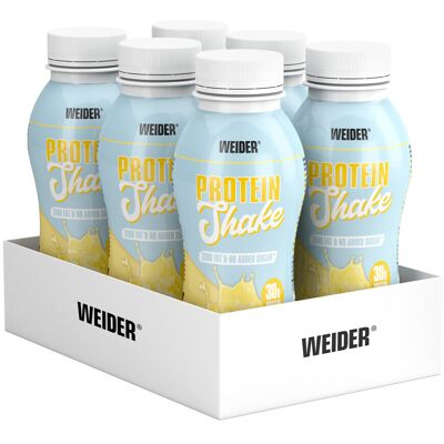 Protein Shake (x24) - Vanille - Weider - 6 Item - Publicité Protein Shake (x24) - Vanille - Weider - 6 Item - Publicité