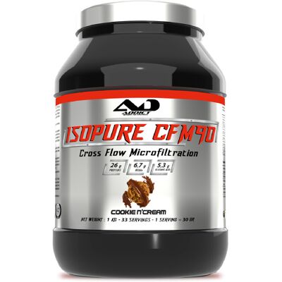 Addict Sport Nutrition - Isopure CFM90 - 1kg - Protein Powder - Publicité Addict Sport Nutrition - Isopure CFM90 - 1kg - Protein Powder - Publicité