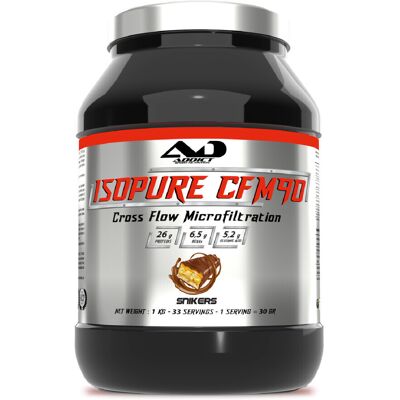 Addict Sport Nutrition - Isopure CFM90 - 1kg - Isolate - Protéine whey - Publicité Addict Sport Nutrition - Isopure CFM90 - 1kg - Isolate - Protéine whey - Publicité