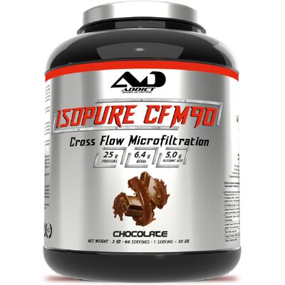 Addict Sport Nutrition - Isopure CFM 90 - 2kg - Publicité Addict Sport Nutrition - Isopure CFM 90 - 2kg - Publicité