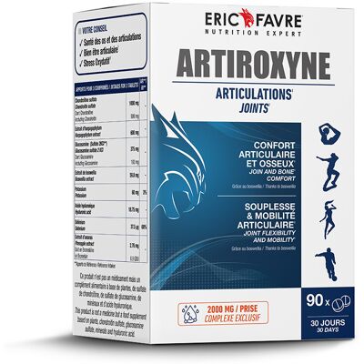 Artiroxyne® - Programme Bien-être Spécial Articulations (90 Gélules) - Eric Favre - Publicité Artiroxyne® - Programme Bien-être Spécial Articulations (90 Gélules) - Eric Favre - Publicité