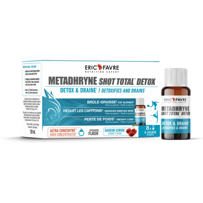 Metadhryne Shot Total Detox (x8) - Eric Favre - Item - Publicité Metadhryne Shot Total Detox (x8) - Eric Favre - Item - Publicité
