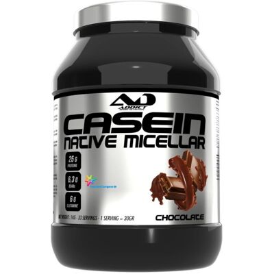 Caseine Native Micellar (1kg) - Chocolat - Addict Sport Nutrition - 1 Kg - Publicité Caseine Native Micellar (1kg) - Chocolat - Addict Sport Nutrition - 1 Kg - Publicité