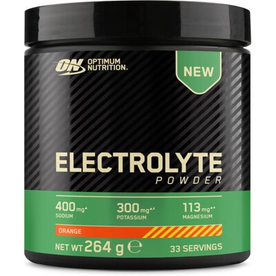 Electrolyte Powder (264g) - Orange - Optimum Nutrition - Item - Publicité Electrolyte Powder (264g) - Orange - Optimum Nutrition - Item - Publicité