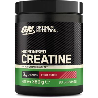Micronised Creatine Powder (360g) - Fruit Punch - Optimum Nutrition - Item - Publicité Micronised Creatine Powder (360g) - Fruit Punch - Optimum Nutrition - Item - Publicité