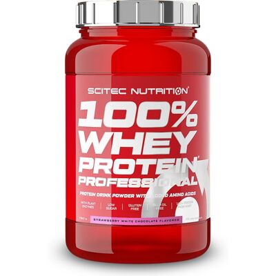 100% Whey Protein Professional (780 G) - Strawberry White Chocolate - Scitec Nutrition - Publicité 100% Whey Protein Professional (780 G) - Strawberry White Chocolate - Scitec Nutrition - Publicité