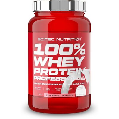 100% Whey Protein Professional (780 G) - Fraise - Scitec Nutrition - Publicité 100% Whey Protein Professional (780 G) - Fraise - Scitec Nutrition - Publicité